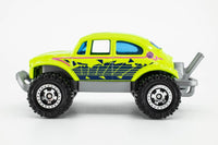 2024 Matchbox "MBX Retro" Volkswagen Beetle 4x4 SAFETY YELLOW (GREEN) | MINT