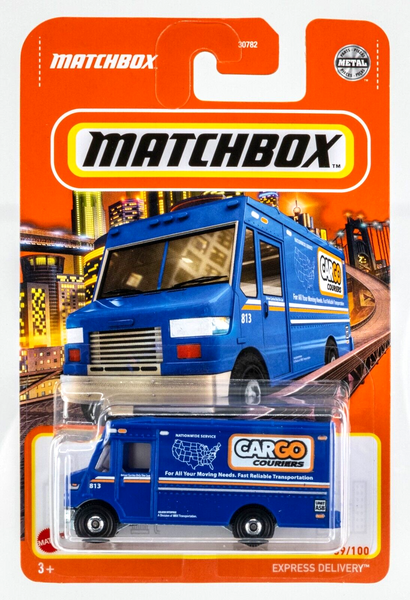 2022 Matchbox #89 Express Delivery BLUE | CARGO COURIERS | FSC