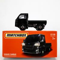 2021 Matchbox Power Grabs #57 2014 Subaru Sambar Truck BLACK | FSB