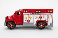 2021 Matchbox "MBX Fire Rescue" Ambulance RED | DEPT. OF HEALTH SERVICES | MINT