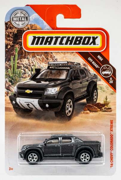 2019 Matchbox #67 '16 Chevy Colorado Xtreme CYBER GREY METALLIC | FSC