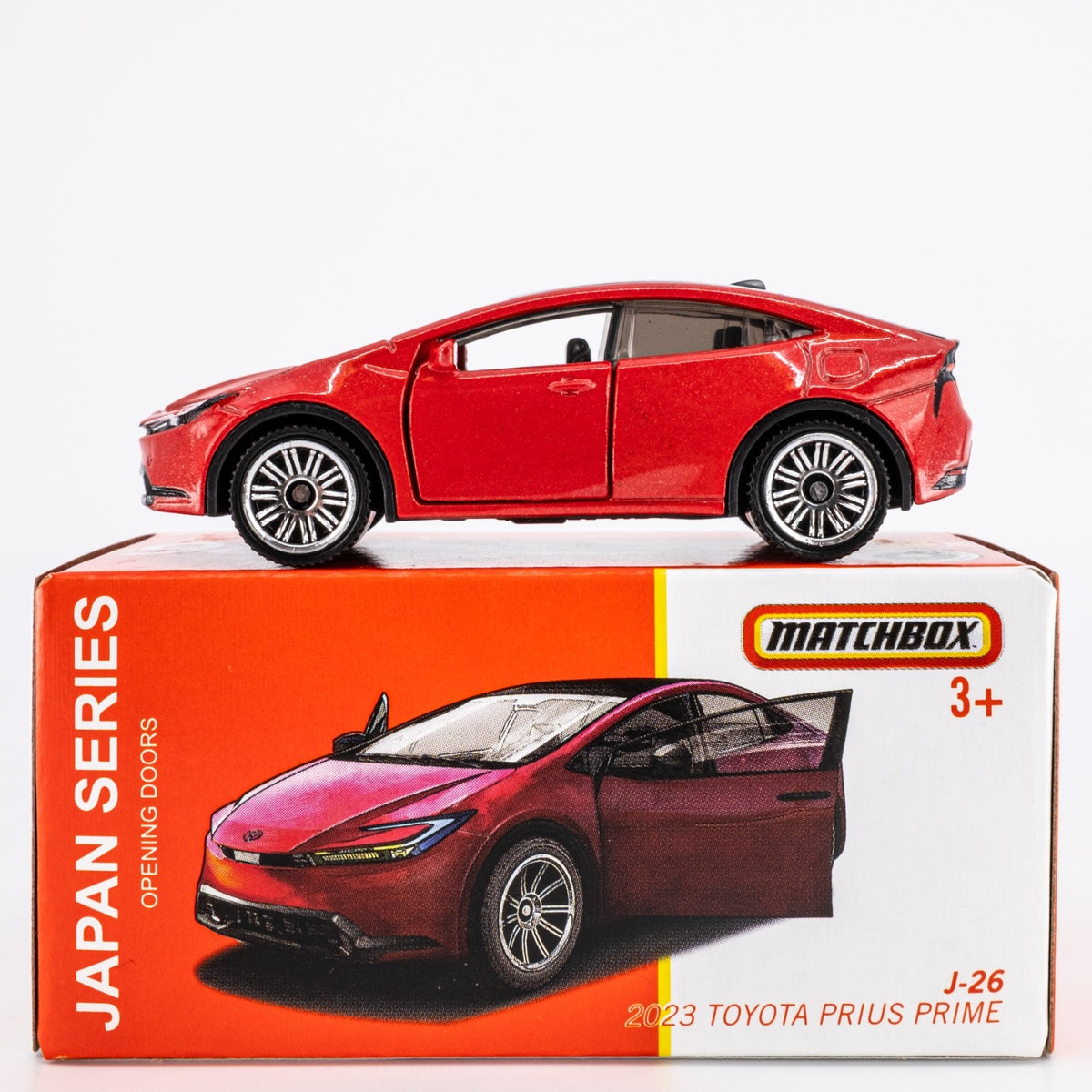 2025 Matchbox Japan Series J-26 2023 Toyota Prius Prime SUPERSONIC RED ...