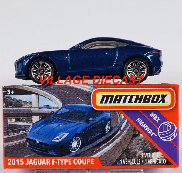 2020 Matchbox Power Grabs #52 2015 Jaguar F-Type Coupe DARK SAPPHIRE BLUE | FSB