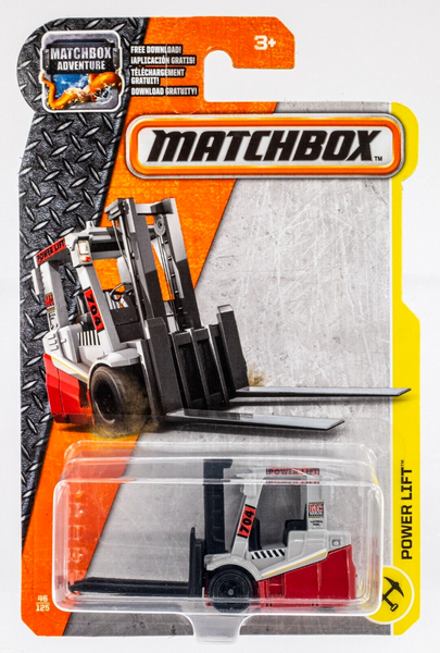 2017 Matchbox #46 Power Lift GREY | RED | MC CONSTRUCTION | FSC