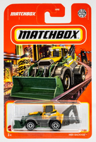 2021 Matchbox #68 MBX Backhoe AMBER YELLOW | MATCHBOX CITY | FSC