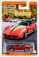 2022 Matchbox Local Cruisers #12 Chevy Corvette T-Top MILLE MIGLIA RED | FSC