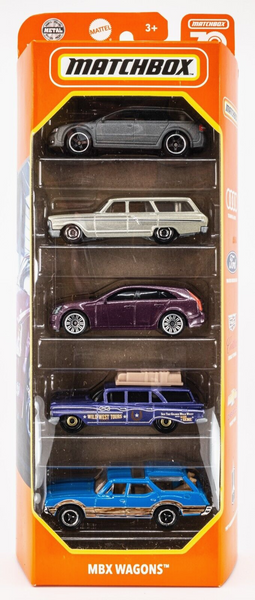 2021 Matchbox MBX Wagons 5-Pack Audi | Ford | Cadillac | Chevrolet FULL LUGGAGE