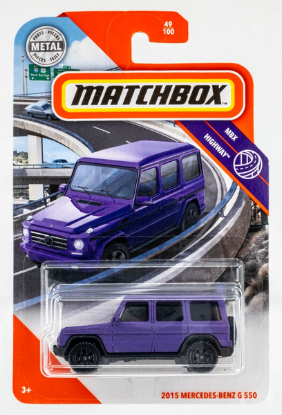 2020 Matchbox #49 2015 Mercedes-Benz G 550 MATTE PURPLE | FSC