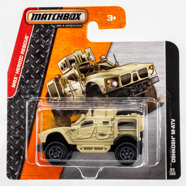 2014 Matchbox #83 Oshkosh M-ATV MATTE SAND BEIGE | FSSC