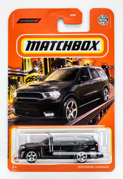 2022 Matchbox #5 2018 Dodge Durango BRILLIANT BLACK CRYSTAL | FSC