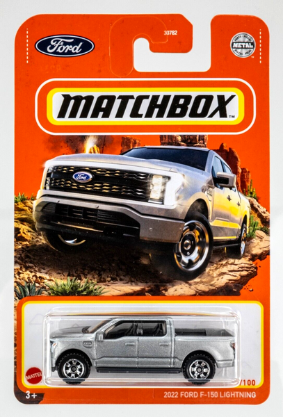 2022 Matchbox #84 2022 Ford F-150 Lightning ICONIC SILVER | FSC