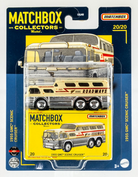2021 Matchbox Collectors #20 1955 GMC Scenic Cruiser BEIGE | CHROME | FSC