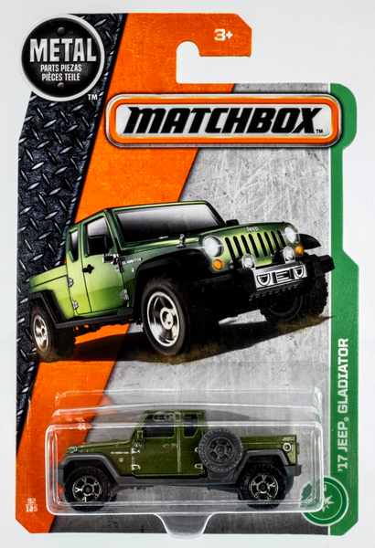 2017 Matchbox #92 '17 Jeep Gladiator SARGE GREEN METALLIC | FSC