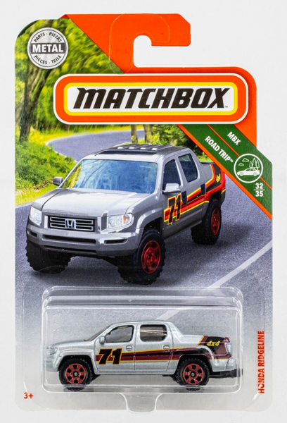 2018 Matchbox #113 Honda Ridgeline ALABASTER SILVER METALLIC | FSC