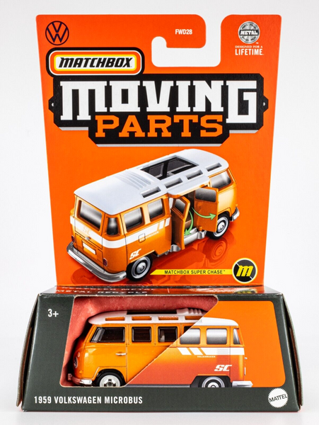 2024 Matchbox Moving Parts #53 1959 Volkswagen Microbus ORANGE | SUPER CHASE