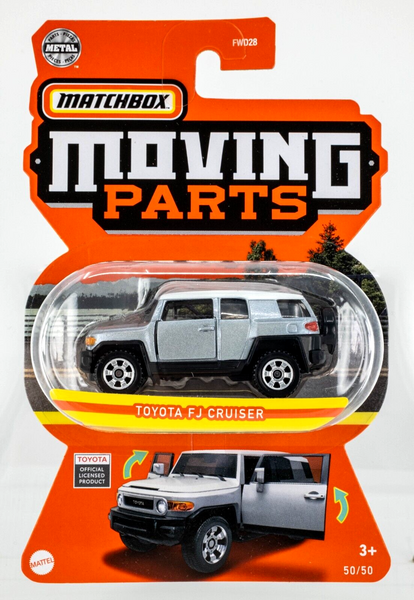 2022 Matchbox Moving Parts #50 Toyota FJ Cruiser SILVER FRESCO METALLIC | FSC