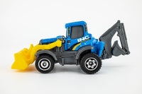 2020 Matchbox #92 MBX Backhoe BLUE | YELLOW | INC CONSTRUCTION | MINT