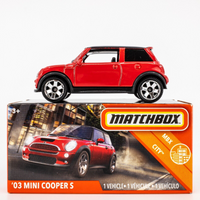 2020 Matchbox Power Grabs #39 Mini Cooper S CHILI RED | FSB