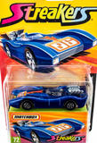 2006-2007 Matchbox Superfast #72 Blue Shark "86" TAMPO VARIANT | CREASED CARD