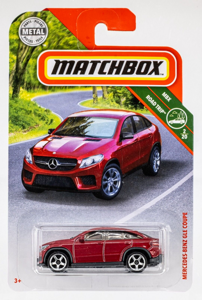 2019 Matchbox #10 Mercedes-Benz GLE Coupe DESIGNO CARDINAL RED METALLIC | FSC