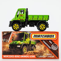 2020 Matchbox Power Grabs #97 Mercedes-Benz Unimog U300 BRIGHT GREEN | FSB