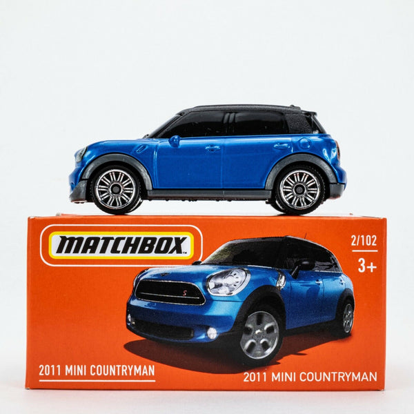 2022 Matchbox Power Grabs #2 2011 (BMW) Mini Countryman LASER BLUE | FSB