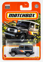 2022 Matchbox #97 1968 Toyota Land Cruiser FJ40 GREY METALLIC | TRD STRIPE | FSC