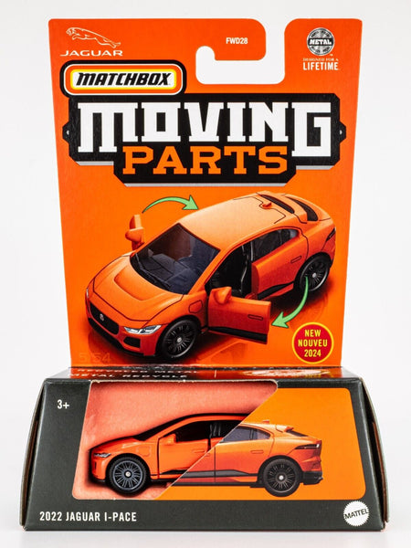 2024 Matchbox Moving Parts #5 2022 Jaguar I-Pack FLAT SALMON ORANGE | FSC