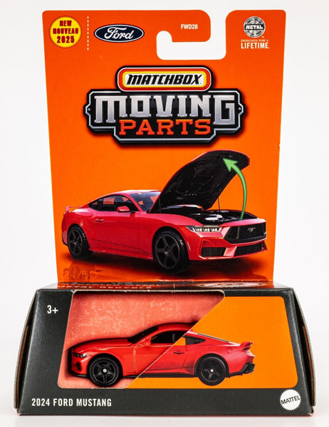 2025 Matchbox Moving Parts #21 2024 Ford Mustang RACE RED | FSC