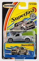 2004 Matchbox Superfast #2 Ford SVT Lightning SILVER | FSC