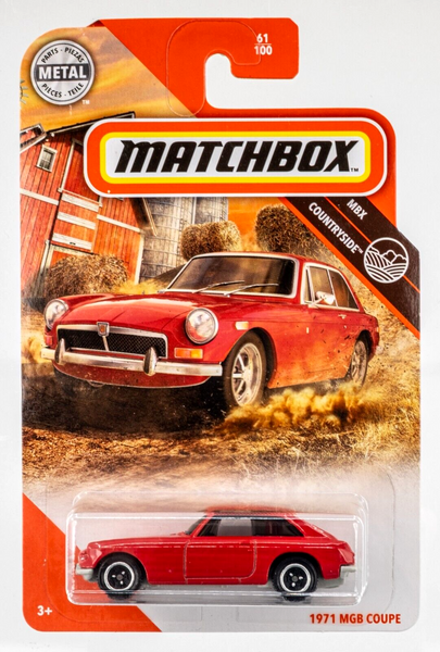 2020 Matchbox #61 1971 MGB GT Coupe FLAME RED | FSC