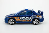 2022 Matchbox "MBX Japan Tourers" 2007 Subaru Impreza WRX BLUE METALLIC | POLICE