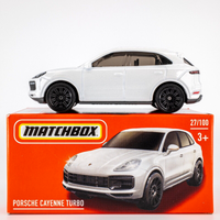 2024 Matchbox Power Grabs #27 Porsche Cayenne Turbo CARRARA WHITE METALLIC | FSB