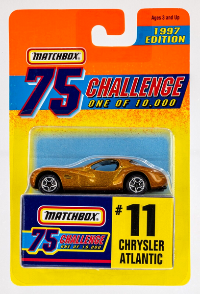 1997 Matchbox Gold Challenge #11 Chrysler Atlantic GOLD METALLIC | FSC