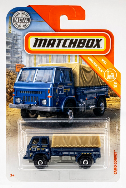 2018 Matchbox #58 Camo Convoy BLUE | EL SEGUNDO ENGINEERS CORP | FSC