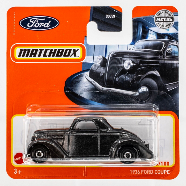 2022 Matchbox #48 1936 Ford Coupe BLACK METALLIC | FSSB