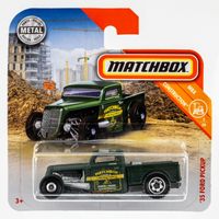 2019 Matchbox #21 '35 Ford Pickup MATTE GREEN | MATCHBOX CONSTRUCTION | FSSC