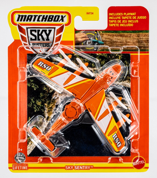 2024 Matchbox Sky Busters #4 Sky Sentry ORANGE | RSQ | FSC