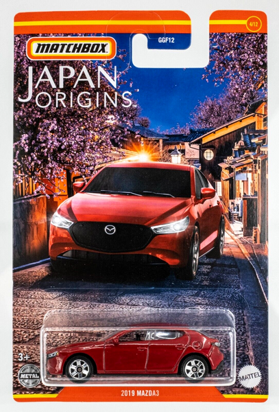 2022 Matchbox Japan Origins #4 2019 Mazda 3 DARK RED | FSC