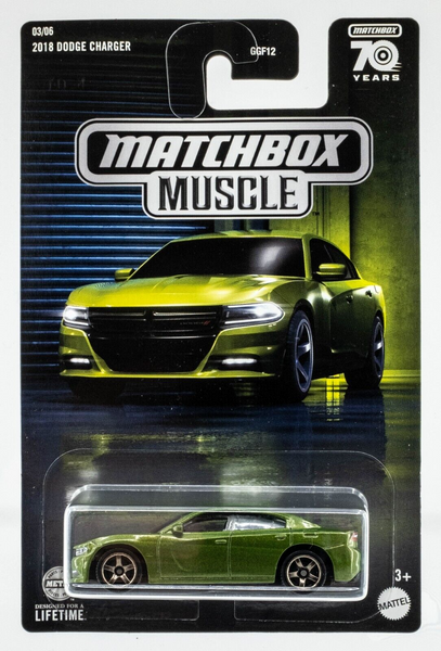 2023 Matchbox Muscle Series #3 2018 Dodge Charger F8 GREEN | FSC