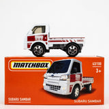 2022 Matchbox Power Grabs #43 Subaru Sambar WHITE | RED | FSB