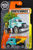 2017 Matchbox #31 Tree Lugger LIGHT BLUE | ROOTSMAN TREE SERVICE | FSC