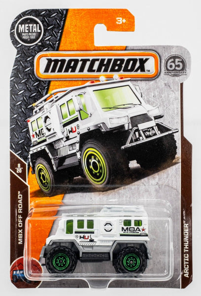 2018 Matchbox #95 Arctic Thunder MATTE WHITE | MOA ARCTIC EXPLORATION | FSC