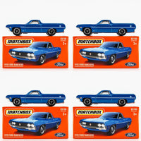 2024 Matchbox Power Grabs #83 1970 Ford Ranchero ACAPULCO BLUE | 4-PK LOT | FSB