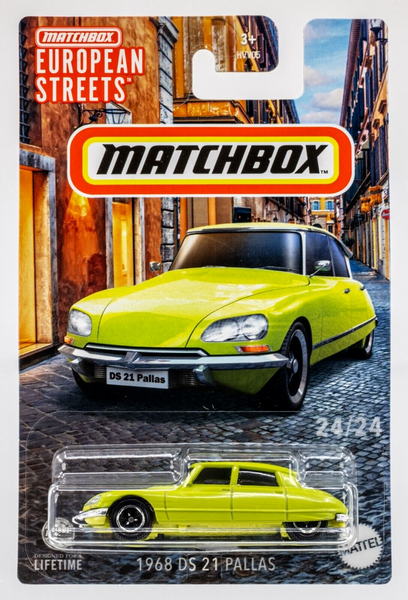 2024 Matchbox European Streets #24 1968 Citroën DS 21 Pallas LIGHT GREEN | FSC