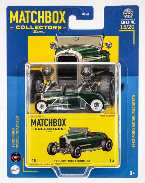 2024 Matchbox Collectors #15 1932 Ford Model Roadster BREWSTER GREEN | FSC