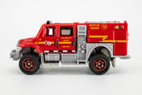 2020 Matchbox #74 International Workstar Brushfire Truck RED | LA COUNTY | MINT