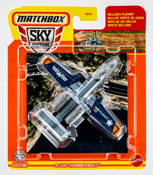 2024 Matchbox Sky Busters #28 Fairchild Republic A-10A Thunderbolt GREY | FSC