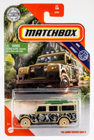 2020 Matchbox #63 '65 Land Rover Gen II BEIGE | LIGHT BAR LUGGAGE RACK | FSC