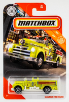 2020 Matchbox #26 Seagrave Fire Engine SAFETY YELLOW | SA FIRE RESCUE | FSC